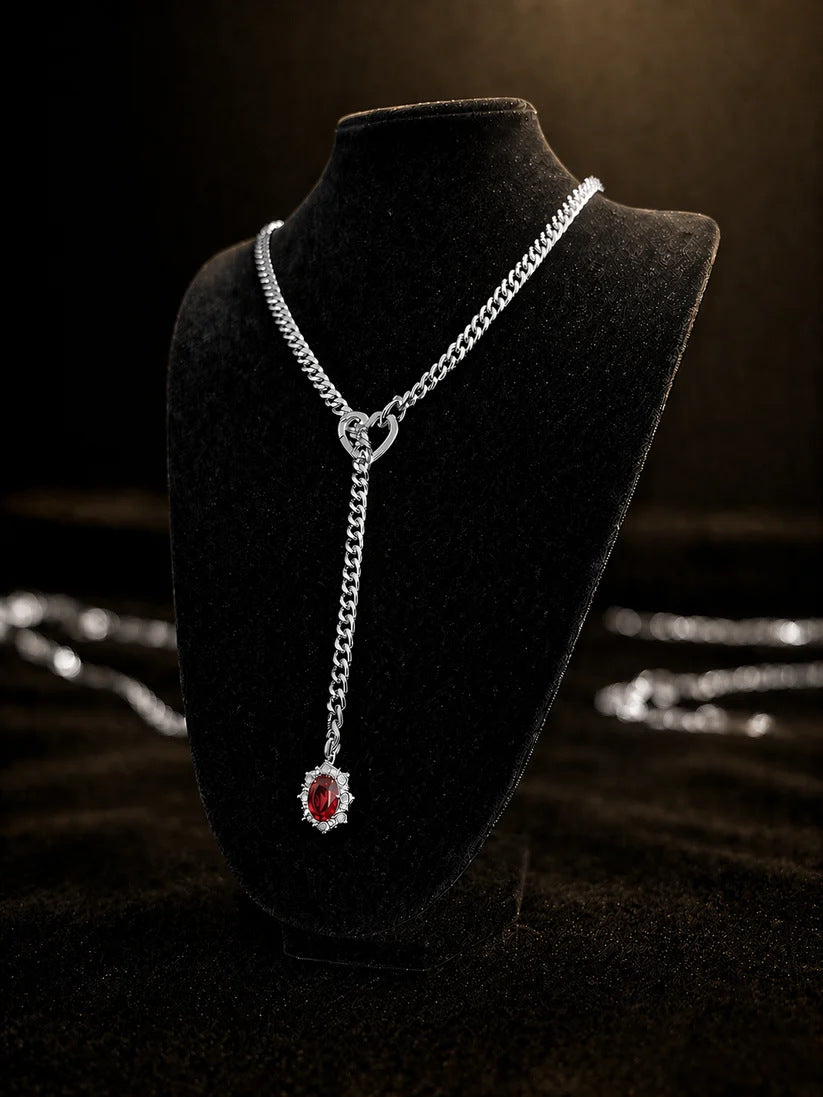 Ruby zilver robijnrood