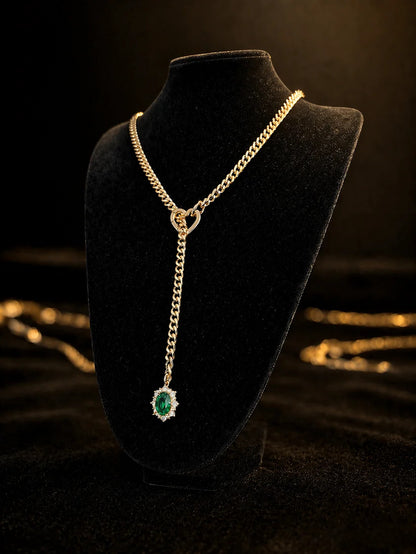 Ruby goud smaragdgroen